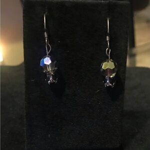 Crystal dangle earrings